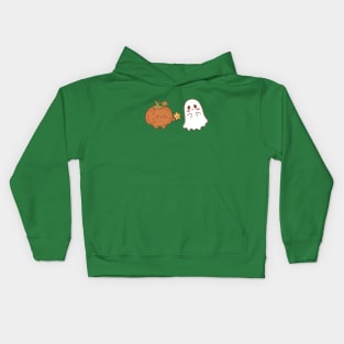 Pumpkin & Ghost Friends Kids Hoodie